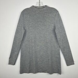 COS Designer Luxe Classic Minimalist Scandi Chic Gray 100% Wool Sweater Sz SMALL